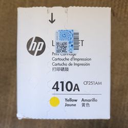 HP ORIGINAL NEW TONER cartridge 410A - CF412A YELLOW