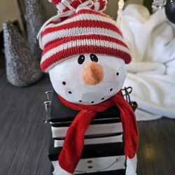 SNOWMAN ⛄️  COOKIE JAR/CONTAINER 