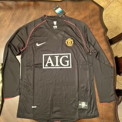 2007/08 Black Man United Long Sleeve