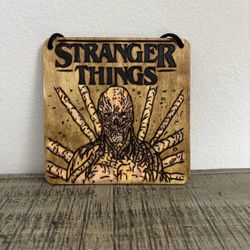Stranger Things Wood Burning 6 x 6”