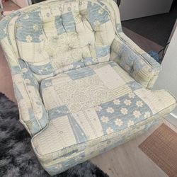 Patchwork Design Swivel Chairs 