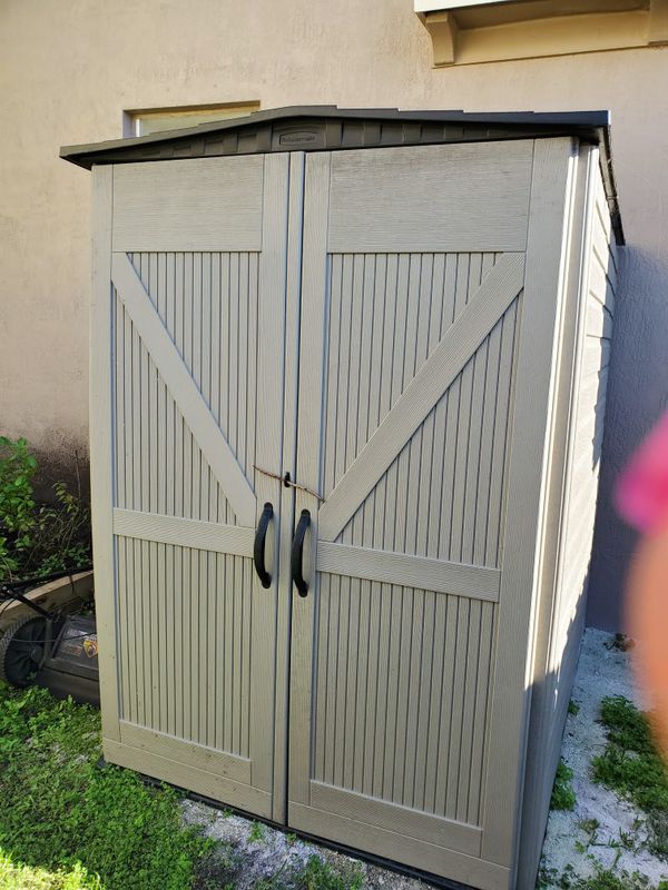rubbermaid 5x6 shed for sale in homestead, fl - offerup