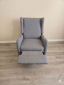 Gray Glider Recliner - Good Condition | Nursery, Reading Chair