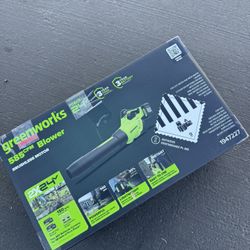 BRAND NEW DUAL BATTERY GREENWORKS BLOWER 
