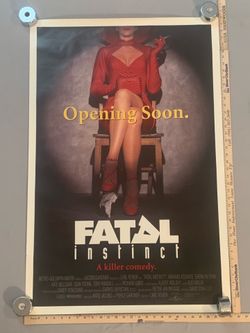 Lot of 2: FATAL INSTINCT (1993) Original Movie Posters - Style A & B - Double Sided 27x41.