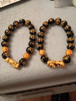 Brand new never worn buy one get one free firm price $20 Feng Shui Pixiu Good Luck Bracelet for Unis pick up only 865 Ellsworth avenue right off of Ea