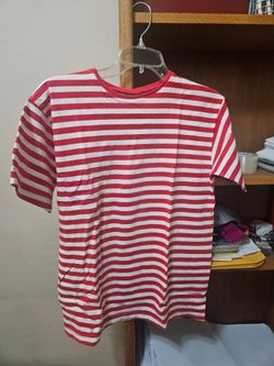 Honors Red/White Stripped S/S Tee Medium Mint Vintage