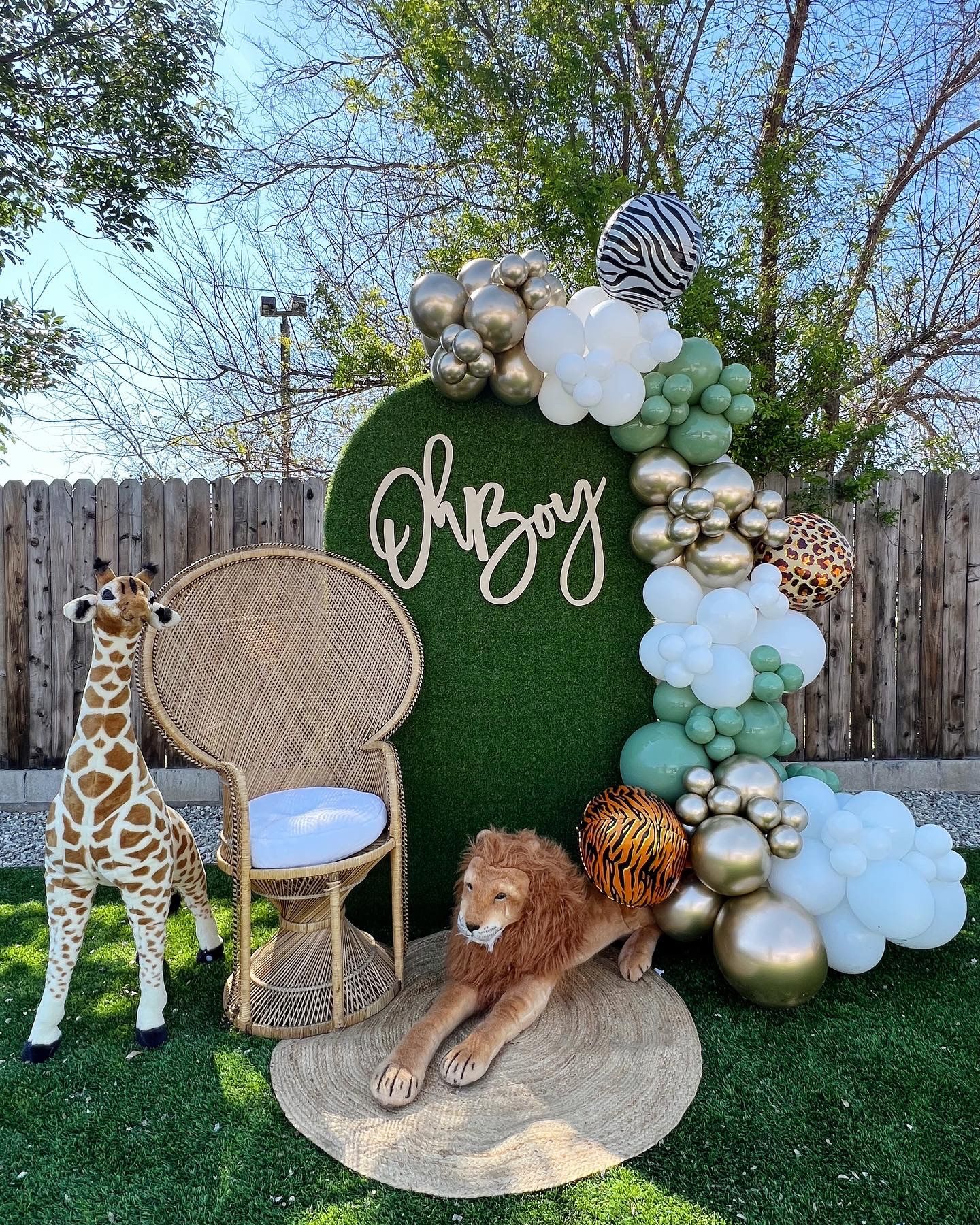 Safari Babyshower Decorations