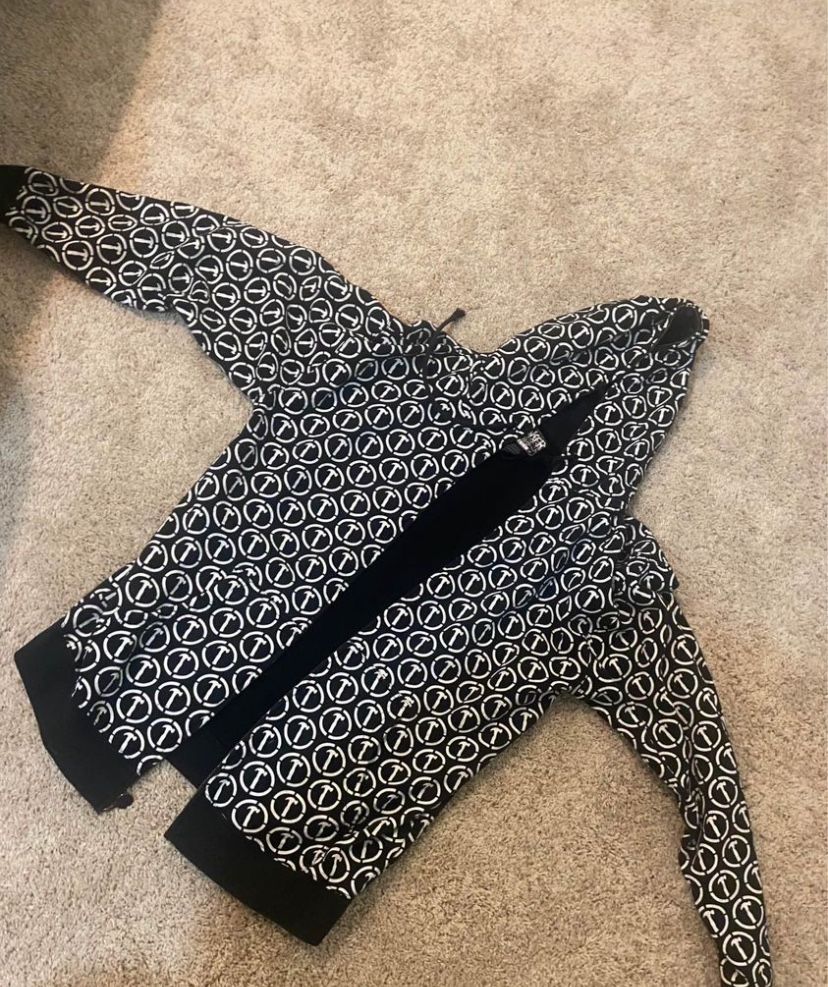 Baker x Jim Greco hammer print full zip