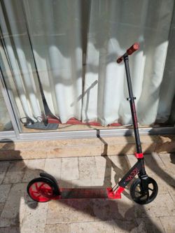 Medium Size Red And Black Scooter