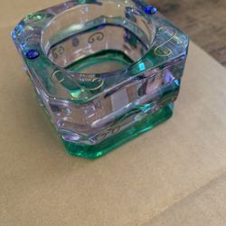 Glass Candle Holder - BRAND NEW - $4