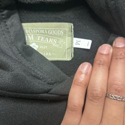 Denim Tears Hoodie Black And White