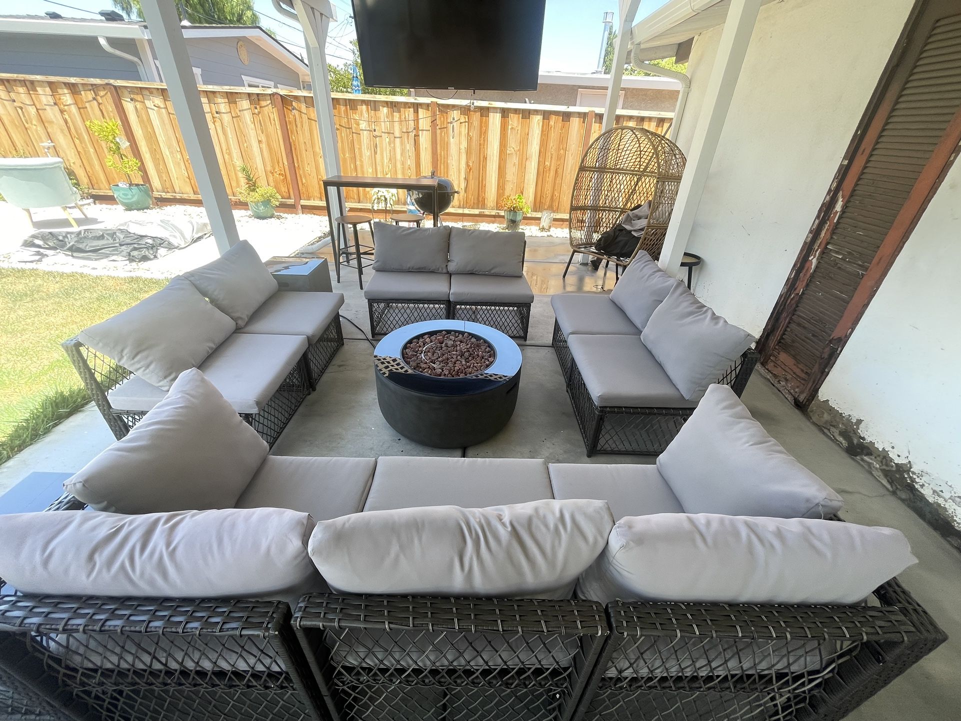 Outdoor Furniture Set Fire pit Not Included