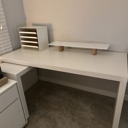 Ikea Desk And Accessories