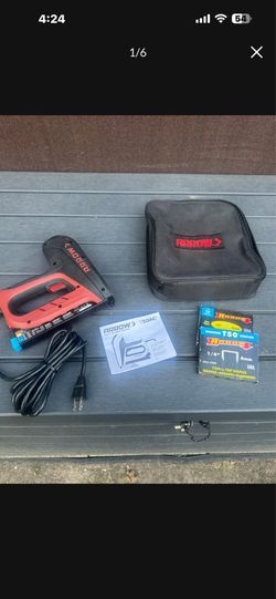 Arrow T50AC-R professional electric stapler and nailer