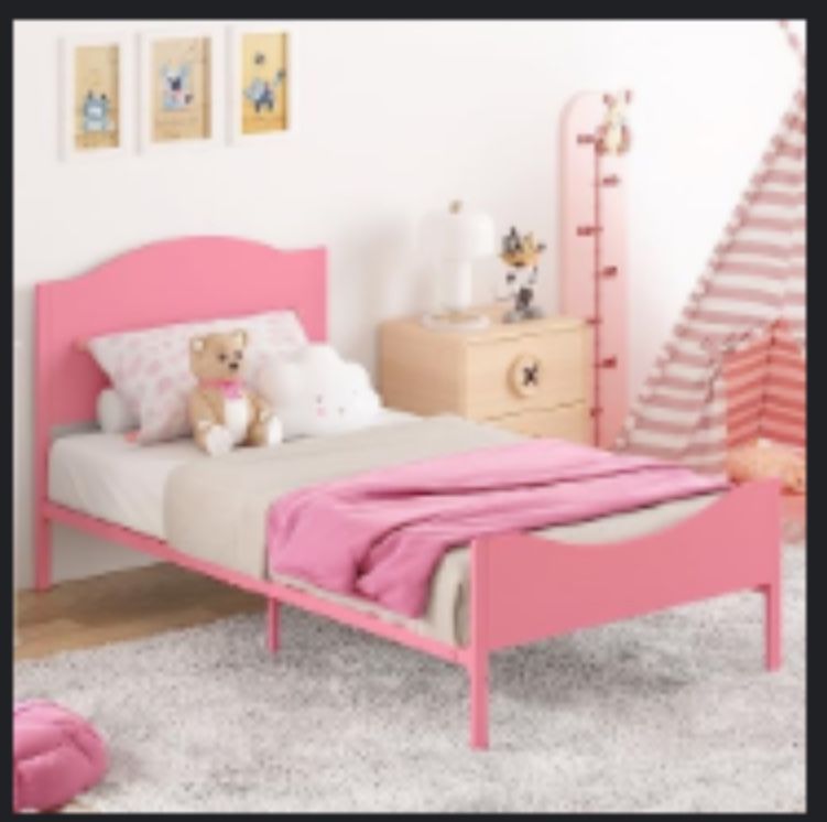 Pink Twin Bed Frame