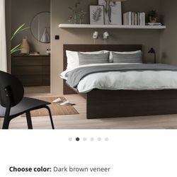 Queen Bed Frame with Slated Bed Base