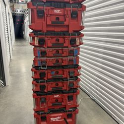 Milwaukee Packout Full Stack System – 9 Pieces – Loaded w/ Hardware