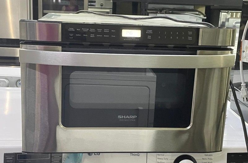 Sharp 24" built in Microwave drawer Stainless
Steel