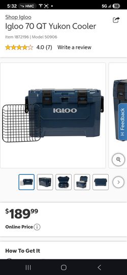 Igloo 70 QT Yukon Cooler