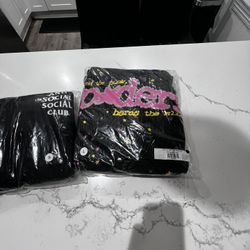 Sp5der P*nk V2 Hoodie 'Black'