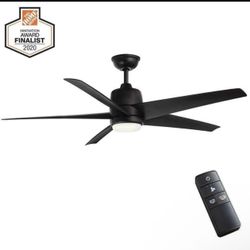Ceiling Fan Mena Led 54 In Matte Black