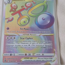 Unown VSTAR (Secret) Silver Tempes