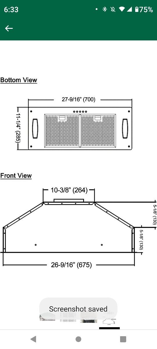 New Never Used/ Customizable Vented Hood Range