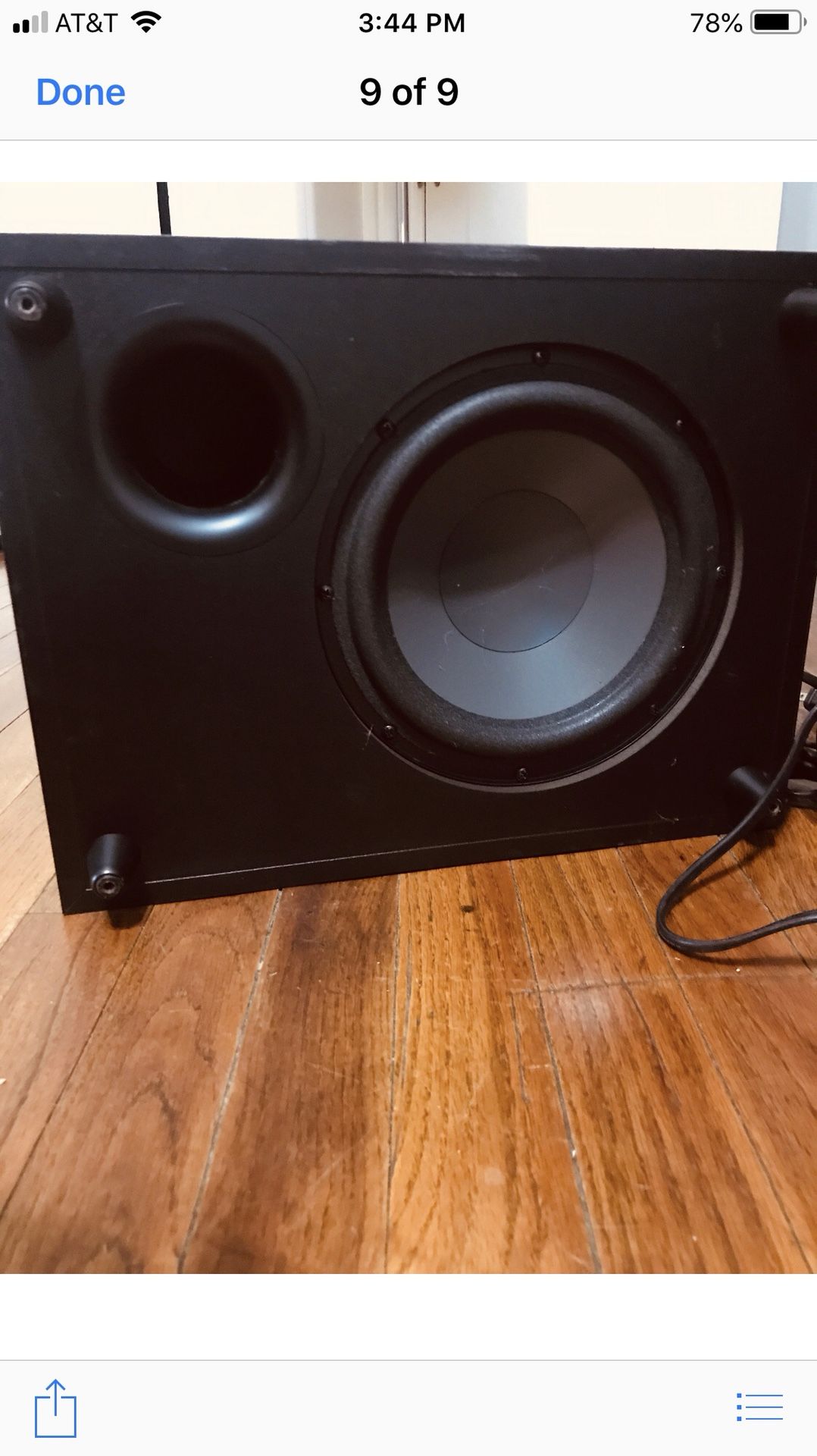 Bose Speaker and Subwoofer