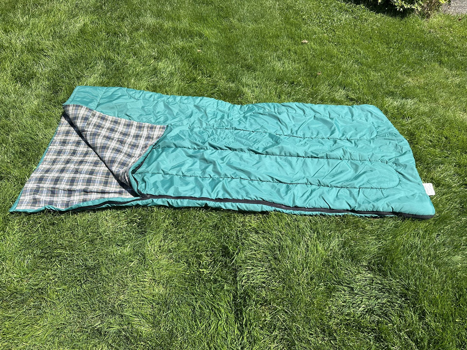LL Bean Adults Flannel Lined Sleeping Bag