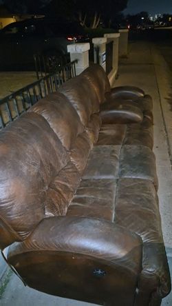 Free Couch and recliner-Must pick up today
