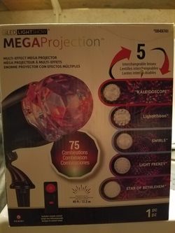 LED Lightshow Mega projection