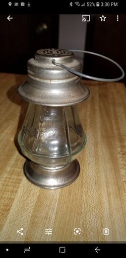 Vintage Bond Electric Advertisement Lantern Candy Decanter