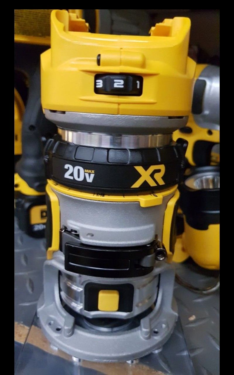DEWALT 20V MAX XR BRUSHLESS ROUTER TOOL ONLY BRAND NEW