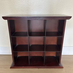 Brown Wooden Hanging Wall Shelf Cubby