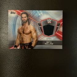 Seth Rollins Authentic Shirt Relic 