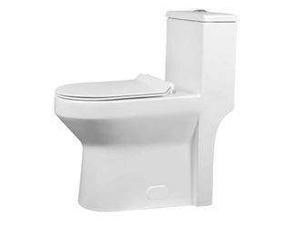 NEW! DEERVALLEY One-piece Toilets Upgraded Compact Design Powerful Cyclone Flush 1.0/1.53 GPF