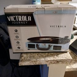 Victrola Journey+ Bluetooth Suitcase Record Player VSC-400SB-TRQ-SDF - Turquoise