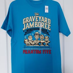 Disney Haunted Mansion Graveyard Jamboree Short Sleeve Shirt  - New With Tags 
