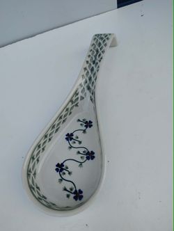 Boleslawiec Polish Pottery Ceramic Spoon Rest
