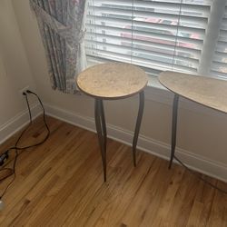 Two Matching Side Tables  