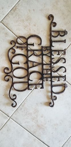 Cast Metal Sign New Never Used