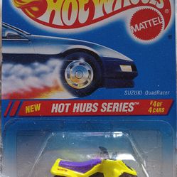 1994 HotWheels ->Hot HUB Series<-  Suzuki QuadRacer #4 Of 4HotWheels ->Hot HUB Series<-  Suzuki QuadRacer #4 Of 4