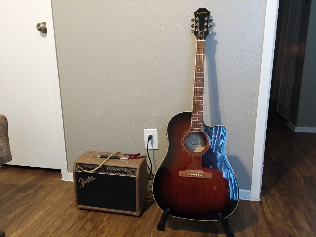 Epiphone AJ Acoustic Electric Guitar