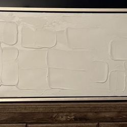 Abstract Textured Wall Canvas 20”Hx72”W