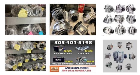 Garantía De 12 Meses Para Los Alternadores Reconstruidos Nuevos