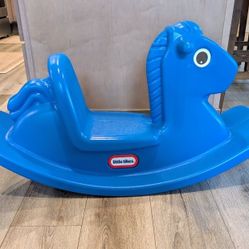 Little Tikes Blue Rocking Horse