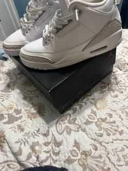 Air Jordan 3 White pure money
