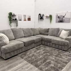 Gray Sectional Couch - Free Delivery 