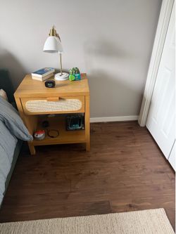Wicker end table